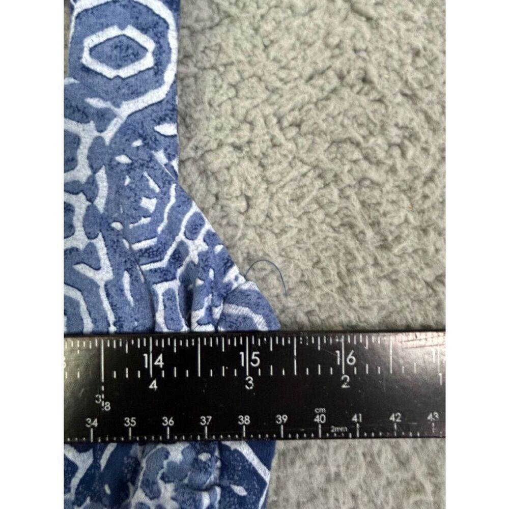 Fresh Produce Womens Sleeveless Navy Patterned Maxi Dress size L - Picture 9 of 11